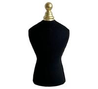 JUYAXIN Velvets Necklace Display Stand Professional Jewelry Exhibition Tool 34.5cm Height Retail Store Decoration Essential Alloy Velvets Necklace Exhibition Stand