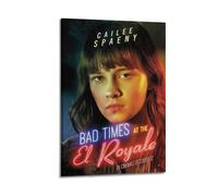 JUYERGWERKJ Bad Times at The El Royale 2018（5） Posters Aesthetic Wall Art Decorative Poster Decor Vintage Canvas Painting for Living Room Bed Room 24x36inch(60x90cm) Frame-style
