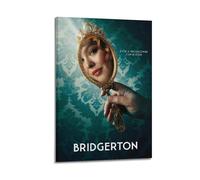 JUYERGWERKJ Bridgerton TV Series 3 Posters Aesthetic Wall Art Decorative Poster Decor Vintage Canvas Painting for Living Room Bed Room 20x30inch(50x75cm) Frame-style