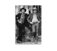 JUYERGWERKJ Butch Cassidy And The Sundance Kid Posters Aesthetic Wall Art Decorative Poster Decor Vintage Canvas Painting for Living Room Bed Room 08x12inch(20x30cm) Unframe-style