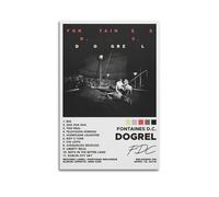 JUYERGWERKJ Dogrel by Fontaines D.C. Album Posters Aesthetic Wall Art Decorative Poster Decor Vintage Canvas Painting for Living Room Bed Room 08x12inch(20x30cm) Unframe-style