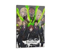 JUYERGWERKJ Fairy Gone Anime Posters Aesthetic Wall Art Decorative Poster Decor Vintage Canvas Painting for Living Room Bed Room 08x12inch(20x30cm) Frame-style