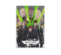 JUYERGWERKJ Fairy Gone Anime Posters Aesthetic Wall Art Decorative Poster Decor Vintage Canvas Painting for Living Room Bed Room 20x30inch(50x75cm) Unframe-style