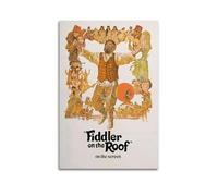 JUYERGWERKJ Fiddler on The Roof4 Posters Aesthetic Wall Art Decorative Poster Decor Vintage Canvas Painting for Living Room Bed Room 20x30inch(50x75cm) Unframe-style