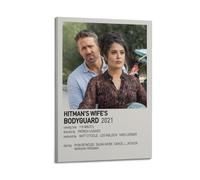JUYERGWERKJ Hitman's Wife's Bodyguard Posters Aesthetic Wall Art Decorative Poster Decor Vintage Canvas Painting for Living Room Bed Room 16x24inch(40x60cm) Frame-style
