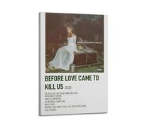 JUYERGWERKJ Jessie Reyez Album Before Love Came to Kill Us Posters Aesthetic Wall Art Decorative Poster Decor Vintage Canvas Painting for Living Room Bed Room 16x24inch(40x60cm) Frame-style