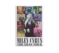 JUYERGWERKJ Miley Cyrus The Eras Tour Posters Aesthetic Wall Art Decorative Poster Decor Vintage Canvas Painting for Living Room Bed Room 24x36inch(60x90cm) Unframe-style