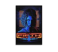 JUYERGWERKJ Movie The Fifth Element2 Posters Aesthetic Wall Art Decorative Poster Decor Vintage Canvas Painting for Living Room Bed Room 24x36inch(60x90cm) Unframe-style