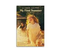 JUYERGWERKJ My First Summer 2020（1） Posters Aesthetic Wall Art Decorative Poster Decor Vintage Canvas Painting for Living Room Bed Room 24x36inch(60x90cm) Unframe-style