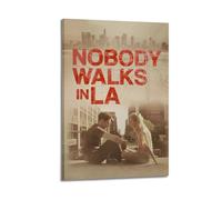 JUYERGWERKJ Nobody Walks Posters Aesthetic Wall Art Decorative Poster Decor Vintage Canvas Painting for Living Room Bed Room 08x12inch(20x30cm) Frame-style