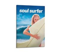 JUYERGWERKJ Soul Surfer1 Posters Aesthetic Wall Art Decorative Poster Decor Vintage Canvas Painting for Living Room Bed Room 20x30inch(50x75cm) Frame-style