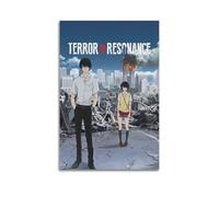 JUYERGWERKJ Terror in Resonance Anime3 Posters Aesthetic Wall Art Decorative Poster Decor Vintage Canvas Painting for Living Room Bed Room 20x30inch(50x75cm) Unframe-style