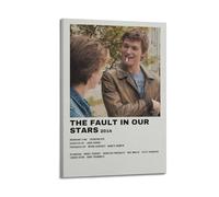JUYERGWERKJ The Fault in Our Stars Posters Aesthetic Wall Art Decorative Poster Decor Vintage Canvas Painting for Living Room Bed Room 16x24inch(40x60cm) Frame-style