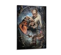 JUYERGWERKJ The Hobbit（3） Posters Aesthetic Wall Art Decorative Poster Decor Vintage Canvas Painting for Living Room Bed Room 24x36inch(60x90cm) Frame-style
