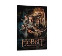 JUYERGWERKJ The Hobbit Posters Aesthetic Wall Art Decorative Poster Decor Vintage Canvas Painting for Living Room Bed Room 16x24inch(40x60cm) Frame-style