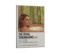 JUYERGWERKJ The Royal Tenenbaums Movie Posters Aesthetic Wall Art Decorative Poster Decor Vintage Canvas Painting for Living Room Bed Room 12x18inch(30x45cm) Frame-style
