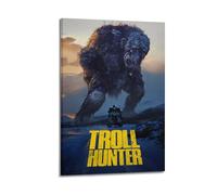 JUYERGWERKJ The Troll Hunter Movie 2 Posters Aesthetic Wall Art Decorative Poster Decor Vintage Canvas Painting for Living Room Bed Room 12x18inch(30x45cm) Frame-style