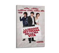 JUYERGWERKJ The Worst Week of My Life Posters Aesthetic Wall Art Decorative Poster Decor Vintage Canvas Painting for Living Room Bed Room 20x30inch(50x75cm) Frame-style