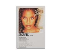 JUYERGWERKJ Toni Braxton Album Secrets Posters Aesthetic Wall Art Decorative Poster Decor Vintage Canvas Painting for Living Room Bed Room 20x30inch(50x75cm) Unframe-style