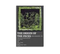 JUYERGWERKJ Type O Negative The Origin of The Feces Posters Aesthetic Wall Art Decorative Poster Decor Vintage Canvas Painting for Living Room Bed Room 08x12inch(20x30cm) Unframe-style