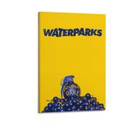 JUYERGWERKJ Waterparks Posters Double Dare Album Posters Aesthetic Wall Art Decorative Poster Decor Vintage Canvas Painting for Living Room Bed Room 12x18inch(30x45cm) Frame-style