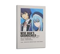 JUYERGWERKJ Wise Man's Grandchild Posters Aesthetic Wall Art Decorative Poster Decor Vintage Canvas Painting for Living Room Bed Room 24x36inch(60x90cm) Frame-style