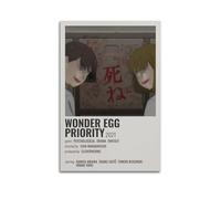 JUYERGWERKJ Wonder Egg Priority Posters Aesthetic Wall Art Decorative Poster Decor Vintage Canvas Painting for Living Room Bed Room 24x36inch(60x90cm) Unframe-style