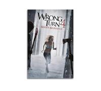 JUYERGWERKJ WRONG TURN 4 BLOODY BEGINNINGS Posters Aesthetic Wall Art Decorative Poster Decor Vintage Canvas Painting for Living Room Bed Room 08x12inch(20x30cm) Unframe-style
