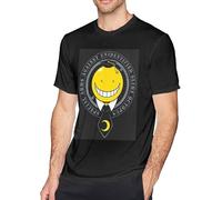JUYHGGTFY Assassination Classroom Korosensei T Shirt Mens Leisure Cotton Round Neck Short Sleeves Shirts(Large)