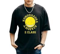 JUYHGGTFY Assassination Classroom T-Shirt Casual Tops Loose Plus Size T-Shirt Korosensei Short-Sleeved Shirt for Women(Small)
