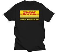 JUYHGGTFY DHL Global Forwarding T Shirt Mens Atmungsaktives(Small)