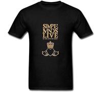 JUYHGGTFY mixia Men's Simple Minds Heart Shorts Baumwolle T-Shirt(Large)