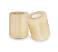 JUYO VONSAN Wrestling Mat Tape 2 Rolls Clear PVC Gym Floor Mat Tape 3" x 84' 7 Mil Thick for Wrestling Grappling Exercise (2 Piece, Clear, 3" x 84")