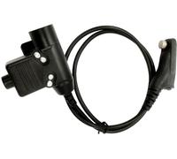JUYODE Military Tactical U94 PTT Adapter Push to Talk Button Radio Connector for 7.1mm Headset NATO-US Wiring for Motorola APX4000 6000 7000 8000 XPR6550 7550 7580 6550e 7550e 7580e SRX2200