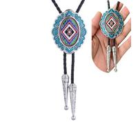 Juyovge Twelve Constellations Men'S Bolo Tie Souvenir, Colorful Sun Moon God Western Tie Lucky Gift For Men Women