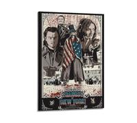 JUYRRGGRG GANGS Of NEW YORK Posters Canvas Cover Wall Art Print Aesthetic Poster Modern Art Painting for Living Room 24x36inch(60x90cm) Frame-style