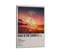 JUYRRGGRG Head in The Clouds II by 88rising Artists Posters Canvas Cover Wall Art Print Aesthetic Poster Modern Art Painting for Living Room 20x30inch(50x75cm) Frame-style