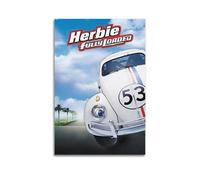 JUYRRGGRG Herbie Fully Loaded Posters Canvas Cover Wall Art Print Aesthetic Poster Modern Art Painting for Living Room 08x12inch(20x30cm) Unframe-style