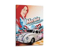 JUYRRGGRG Herbie Fully Loaded1 Posters Canvas Cover Wall Art Print Aesthetic Poster Modern Art Painting for Living Room 20x30inch(50x75cm) Frame-style