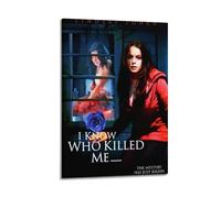 JUYRRGGRG I Know Who Killed Me Posters Canvas Cover Wall Art Print Aesthetic Poster Modern Art Painting for Living Room 20x30inch(50x75cm) Frame-style