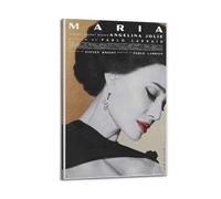 JUYRRGGRG MARIA CALLAS2 Posters Canvas Cover Wall Art Print Aesthetic Poster Modern Art Painting for Living Room 24x36inch(60x90cm) Frame-style