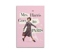 JUYRRGGRG Mrs. Harris Goes to Paris Posters Canvas Cover Wall Art Print Aesthetic Poster Modern Art Painting for Living Room 20x30inch(50x75cm) Unframe-style