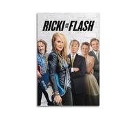 JUYRRGGRG RICKI And The FLASH Posters Canvas Cover Wall Art Print Aesthetic Poster Modern Art Painting for Living Room 16x24inch(40x60cm) Unframe-style
