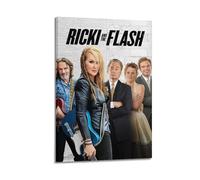 JUYRRGGRG RICKI And The FLASH Posters Canvas Cover Wall Art Print Aesthetic Poster Modern Art Painting for Living Room 16x24inch(40x60cm) Frame-style