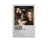 JUYRRGGRG Sad Girl Summer by Maisie Posters Canvas Cover Wall Art Print Aesthetic Poster Modern Art Painting for Living Room 12x18inch(30x45cm) Unframe-style