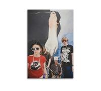 JUYRRGGRG Sonic Youth4 Posters Canvas Cover Wall Art Print Aesthetic Poster Modern Art Painting for Living Room 16x24inch(40x60cm) Unframe-style
