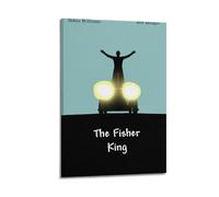 JUYRRGGRG The FISHER KING Posters Canvas Cover Wall Art Print Aesthetic Poster Modern Art Painting for Living Room 08x12inch(20x30cm) Frame-style