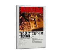 JUYRRGGRG The Great Southern Trendkill • Pantera Posters Canvas Cover Wall Art Print Aesthetic Poster Modern Art Painting for Living Room 12x18inch(30x45cm) Frame-style