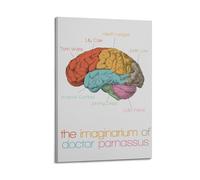 JUYRRGGRG The IMAGINARIUM of DOCTOR PARNASSUS Posters Canvas Cover Wall Art Print Aesthetic Poster Modern Art Painting for Living Room 08x12inch(20x30cm) Frame-style
