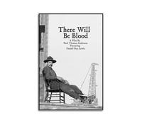 JUYRRGGRG THERE WILL BE BLOOD5 Posters Canvas Cover Wall Art Print Aesthetic Poster Modern Art Painting for Living Room 16x24inch(40x60cm) Unframe-style